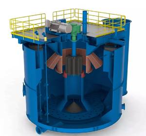 Аэрационные узлы флотационных машин